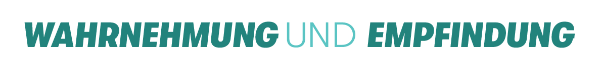 Wahrnehmung Headline
