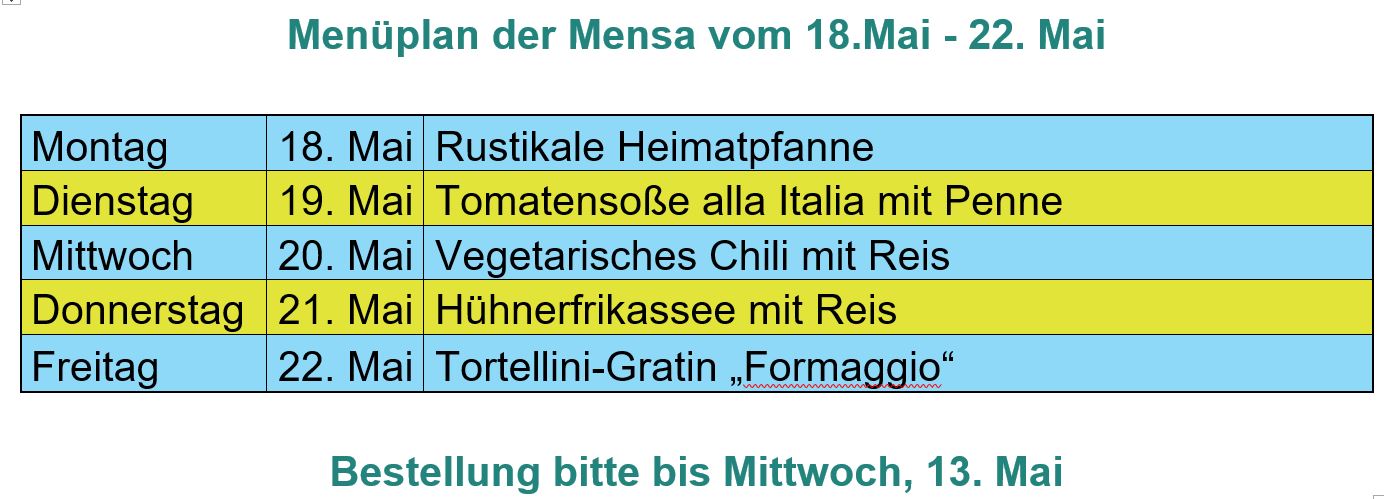 Speisekarte 18 05 26