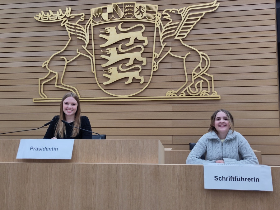 9d zu Besuch im Landtag