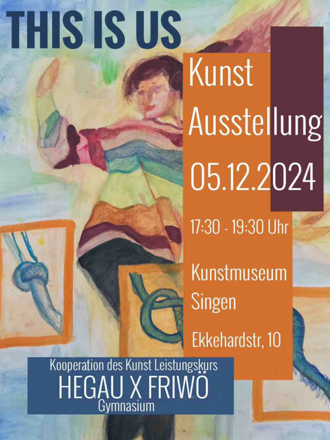 Kunstausstellung des Kunst Leistungskurses Hegau X Friwö